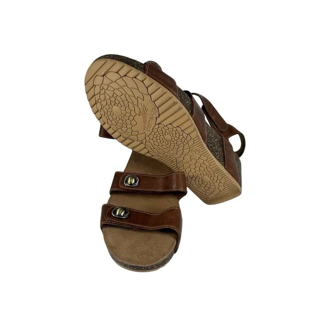 Dansko Aubree wedge Sandals  Women Size 38 No Box